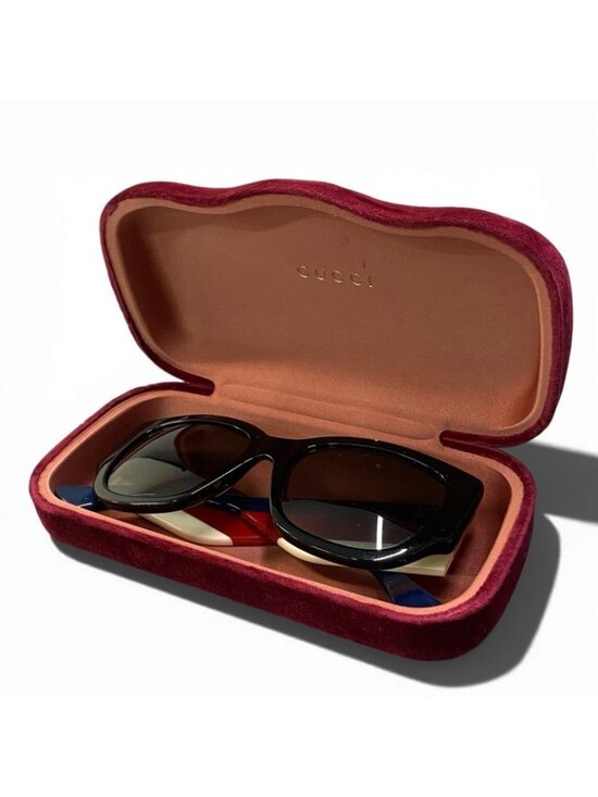 Gucci Tricolor GG Sunglasses Eyewear 53 Black main image 8